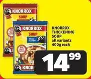 Usave Knorrox - thickening soup offer