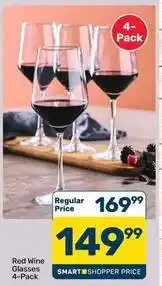 Pick n Pay Hypermarket Red wine glasses offer