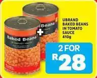 Usave Baked beans in tomato sauce offer