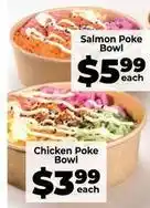Food Lover's Market Salmon poke bowl offer