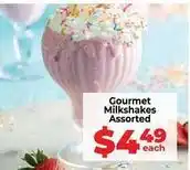 Food Lover's Market Gourmet - milkshakes offer