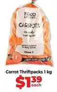 Food Lover's Market Carrots offer