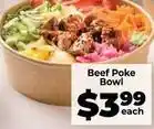 Food Lover's Market Beef poke bowl offer