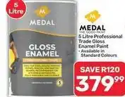 Pick n Pay Hypermarket 5 litre professional trade gloss enamel paint offer