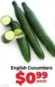 Food Lover's Market English cucumbers offer