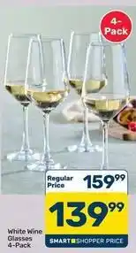 Pick n Pay Hypermarket White wine glasses offer