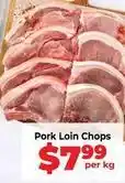 Food Lover's Market Pork loin chops offer