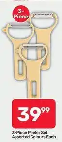 Pick n Pay Hypermarket 3-piece peeler set offer