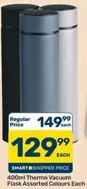 Pick n Pay Hypermarket 400ml thermo vacuum flask offer