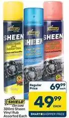 Pick n Pay Hypermarket Shield - sheen vinyl, plastic & rubber care offer