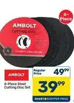 Pick n Pay Hypermarket 6-piece steel cutting disc set offer