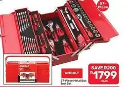 Pick n Pay Hypermarket 57-piece metal box tool set offer
