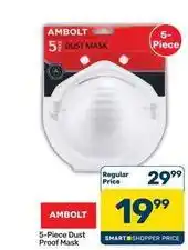 Pick n Pay Hypermarket 5-piece dust mask offer