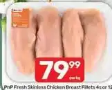Pick n Pay Fresh skinless chicken breast fillets offer