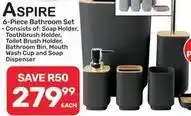 Pick n Pay Hypermarket 6-piece bathroom set offer