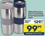 Pick n Pay 380ml stainless steel travel mug offer