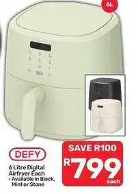 Pick n Pay Defy - 6 litre digital airfryer offer