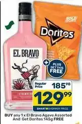 Pick n Pay Doritos - el bravo agave assorted and doritos 145g offer