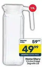 Pick n Pay 1.1 litre fridge jug with lid offer