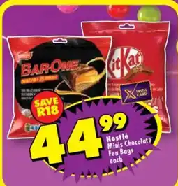 Shoprite Nestlé Minis Chocolate Fun Bags offer