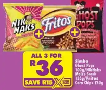 Nik Naks Fritos Ghost Pops