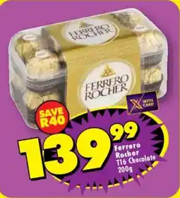 Shoprite Ferrero Rocher Chocolate offer