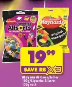 Shoprite Maynards Gums/Jellies offer