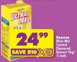 Shoprite Ultra Mel Custard Flavoured Dessert offer
