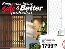 Build It Ultra Secure Security Gate Trackless trellis gate offer