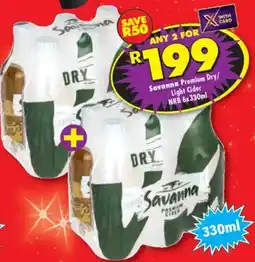 Shoprite Liquor Savanna Premium Dry/ Light Cider offer