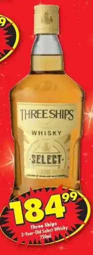 Shoprite Liquor Three Ships 3-Year-Old Select Whisky offer