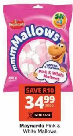 Checkers Maynards Pink & White Mallows offer