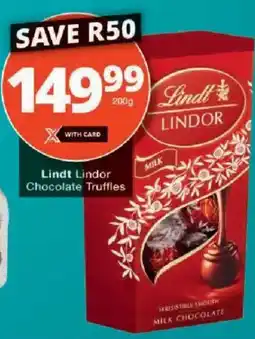 Checkers Lindt Lindor Chocolate Truffles offer