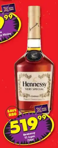 Shoprite Liquor Hennessy VS Cognac offer