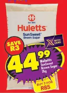 Shoprite Hulett's SunSweet Brown Sugar offer