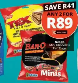 Checkers Nestlé BARON Minis offer