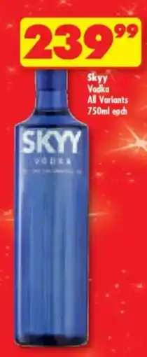 Shoprite Liquor Skyy Vodka offer
