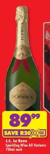 Shoprite Liquor J.C. Le Roux Sparkling Wine offer