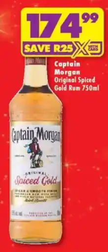 Shoprite Liquor Captain Morgan Original Spiced Gold offer