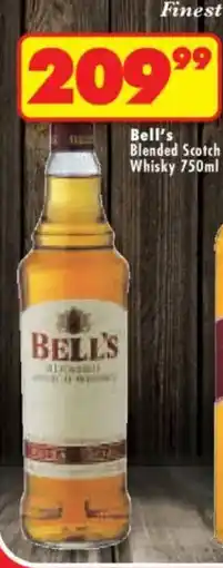 Shoprite Liquor Bell's Blended Scotch Whisky offer