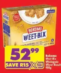 Shoprite Bokomo Weet-Bix Wholegrain Wheat Biscuits offer