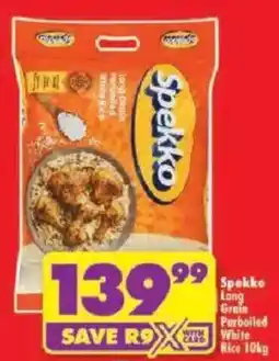 Shoprite Spekko Long Grain Parboiled White Rice offer