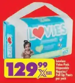 Shoprite Lovies Disposable Nappies/Pull-Up Pants offer