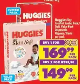 Shoprite Huggies Dry Comfort Jumbo Pack offer