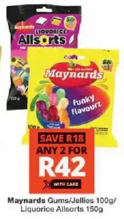 Checkers Maynards Gums/Jellies offer