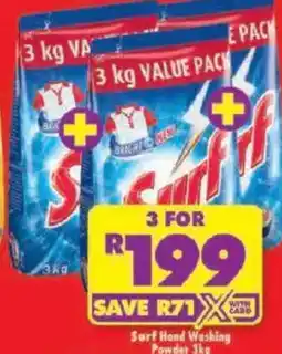 Shoprite Surf Hand Washing Powder offer