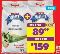 Shoprite Super White Super Maize Meal offer