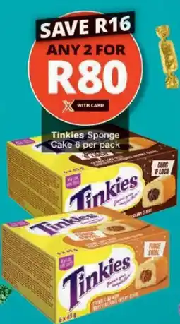 Checkers Tinkies Sponge Cake offer