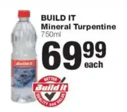 Build It Build It Mineral Turpentine offer