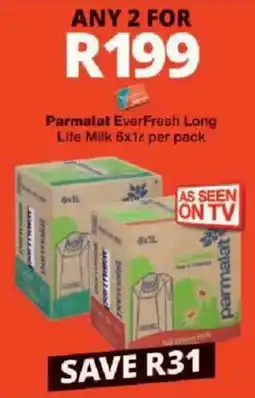 Checkers Parmalat EverFresh Long Life Milk offer